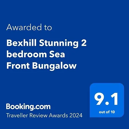 Bexhill Beautiful Sea Front Bungalow Exterior photo
